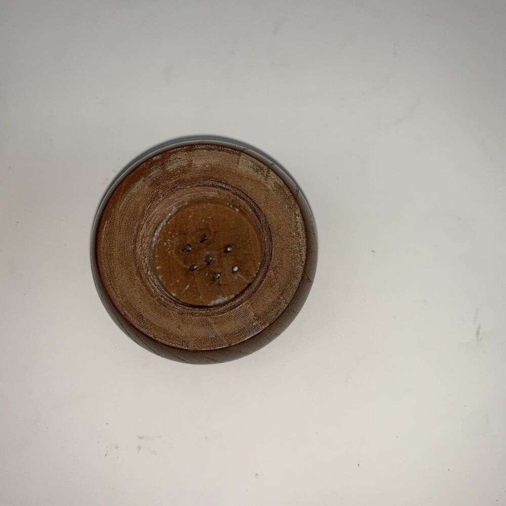 Vintage Wood Salt Shaker-Screw Top-10.25" tall-Japan Mcm - Picture 7 of 8